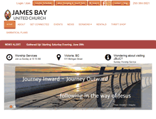 Tablet Screenshot of jamesbayunited.com
